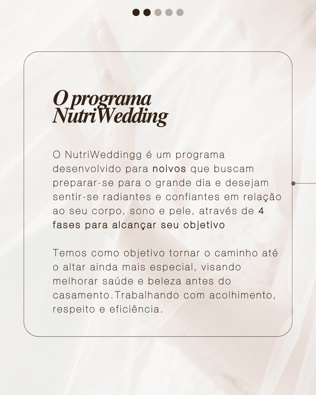 NutriWedding - Nutrição para Noivos 